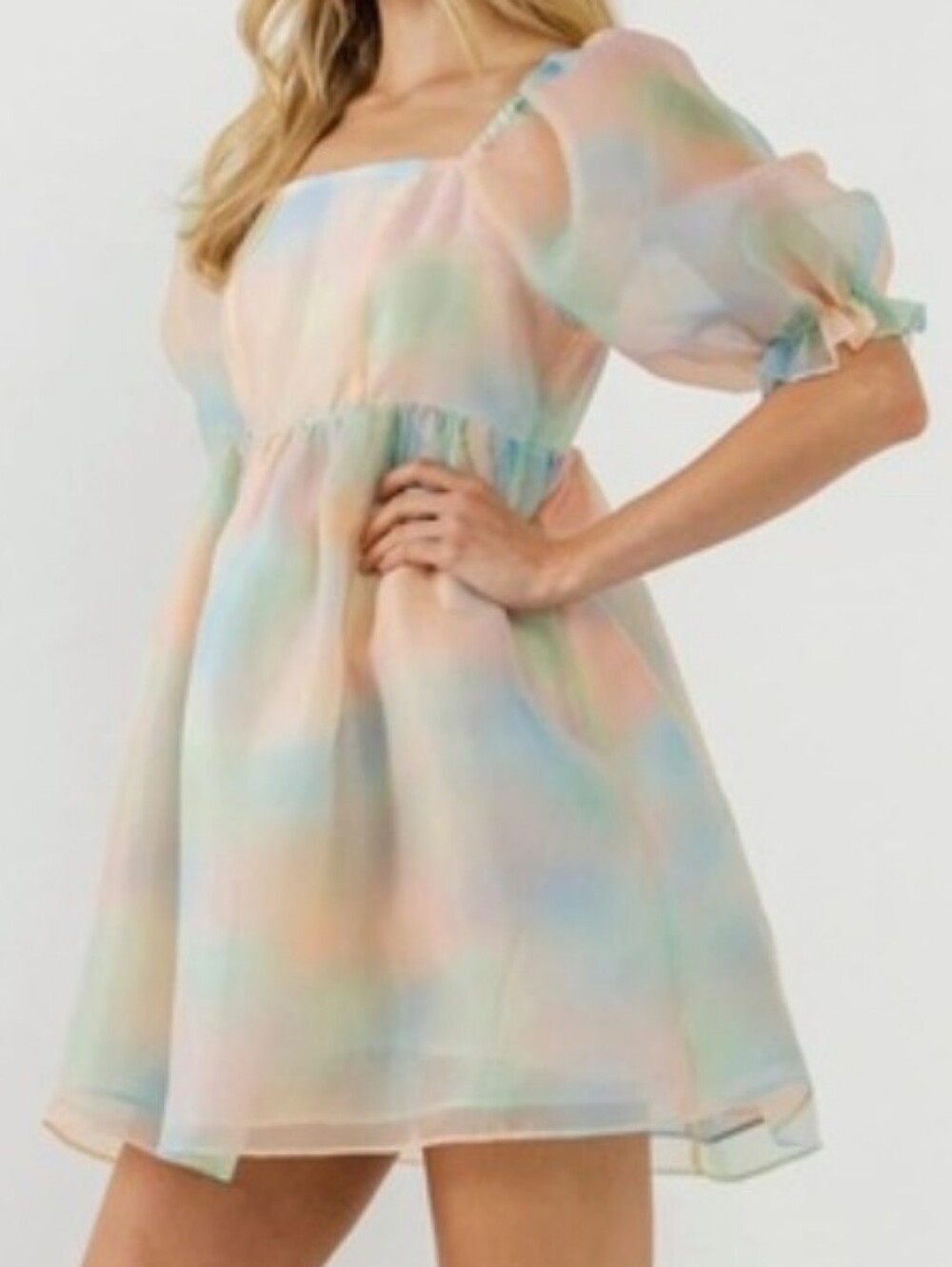 Endless Rose Ombre Pastel Mini Small Homecoming Dress